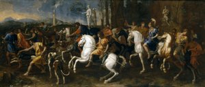 Die Jagd von Meleager und Atalante oder Die Abfahrt zur Jagd von Nicolas Poussin