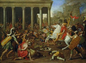Die Zerstörung der Tempel in Jerusalem durch Titus, ca. 1638/39