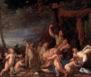 Der Triumph des Ovid von Nicolas Poussin