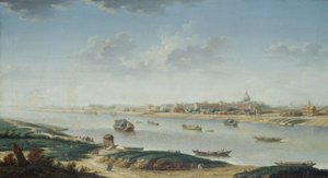 La Salpêtrière, vue de la Rapée, ca. 1752