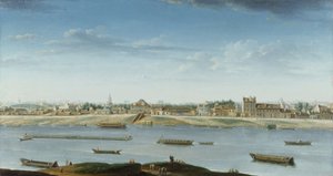 Port Saint-Bernard, gesehen vom Arsenal von Nicolas Raguenet