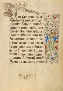 Geschmückte Textseite von Nicolas Spierinc