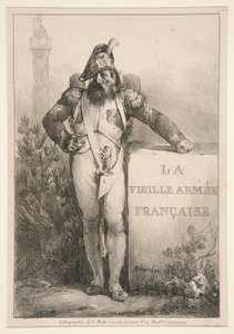 Frontispiz für die Serie La Vieille Armee Francaise von Nicolas Toussaint Charlet