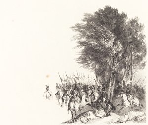 Lanciers en Marche (Lanzenreiter im Marsch)