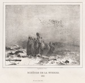 Moralisches und philosophisches Alphabet für den Gebrauch von kleinen und großen Kindern: Elend des Krieges 1812 von Nicolas Toussaint Charlet