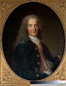 Porträt von Francois Marie Arouet genannt Voltaire (1694-1778) im Alter von 24 Jahren