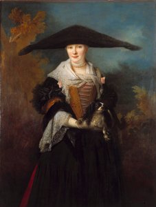 Porträt der schönen Straßburg. Gemälde von Nicolas de Largillière (1656-1746) 1703 Straßburg, Musée des Beaux Arts