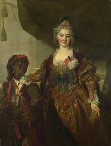 Porträt von Prinzessin Rákóczi von Nicolas de Largillière