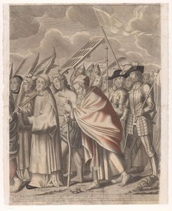 Triumphzug Christi mit Figuren aus dem Alten und Neuen Testament