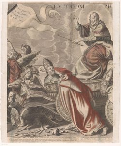 Triumphzug Christi mit Figuren aus dem Alten und Neuen Testament (fünfter Teil) von Nicolas de Larmessin (I)