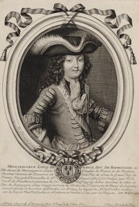 Graviertes Porträt von Louis, Herzog von Burgund (1682-1712) von Nicolas de Larmessin