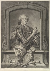 Porträt von Maréchal de Lowendal, 18. Jahrhundert