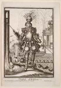 Fantasiekostüme: Kostüm des Feuerwerksmachers, ca. 1690 von Nicolas de Larmessin II