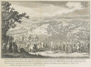 Die Schlacht von Poltawa am 27. Juni 1709