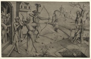 Die Söhne des Königs schießen auf den Leichnam ihres Vaters