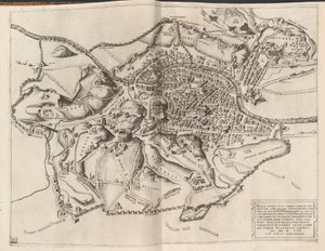Topographische Karte des antiken Rom