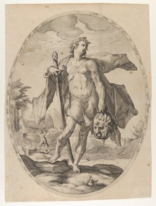 David aus Helden und Heldinnen des Alten Testaments, ca. 1597 von Nicolaus Braeu