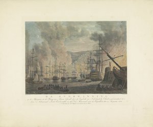 Bombardierung von Algier, 1816 von Nicolaus Heideloff