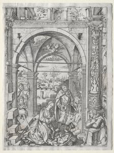 Anbetung der Hirten von Nicoletto da Modena