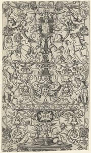 Fragment eines Ornament-Paneels mit Mars