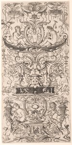 Ornamenttafel mit der Inschrift "Victoria Augusta"