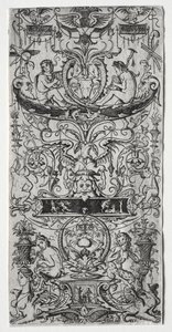 Ornamenttafel mit der Inschrift Victoria Augusta