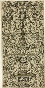 Ornamenttafel mit Mars, dem Kriegsgott