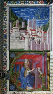 Der heilige Augustinus schreibt von Nicolo Polani