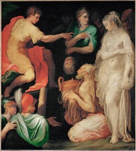 La continence de Scipio - Die Mäßigung des Scipio von Nicolò dell