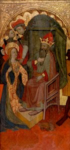 Heilige Katharina von Alexandria vor dem römischen Kaiser