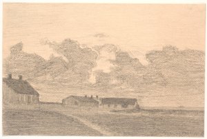 Das alte Gasthaus in Ferring von Niels Jakob Jakobsen Bjerre