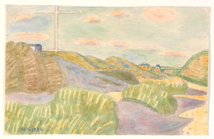 Von der Vejlby-Klippe. Aussicht ins Landesinnere von Niels Jakob Jakobsen Bjerre