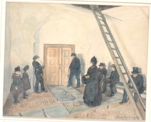 Aus der Vorhalle einer Dorfkirche von Niels Jakob Jakobsen Bjerre