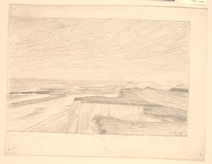 Blick über Dünen und Strand bei Bovbjerg von Niels Jakob Jakobsen Bjerre