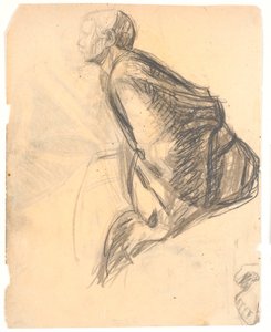 Figurenstudie zu "Maria salbt die Füße Christi", 1907. Apostel Nr. 3 rechts im Bild von Niels Larsen Stevns