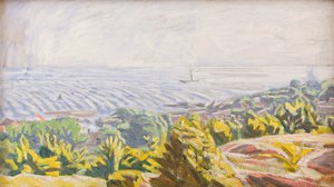 Blick von Bokul, Gudhjem von Niels Larsen Stevns