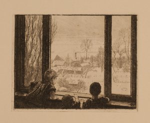 Kinder am Fenster von Niels Skovgaard