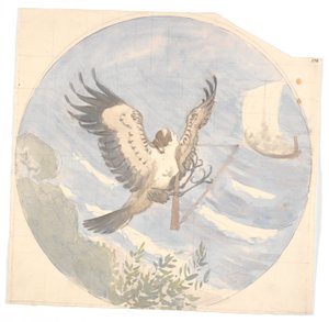 Odysseus segelt an der Insel der Sirenen vorbei
