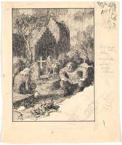 Strandwarnung und Kirchengeist von Niels Skovgaard