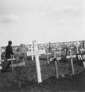 Britischer Soldatenfriedhof, Gouzeaucourt, Frankreich, Erster Weltkrieg, um 1917-1918