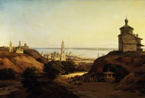 Ansicht von Yuryev-Povolzhsky, 1851