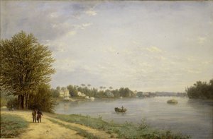 Ansicht der Jelagin-Insel von Nikanor Grigoryevich Chernetsov