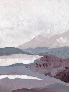 Gedämpfte Bergschichten von Nikita Jariwala