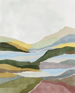 Serene Geschichtete Landschaft von Nikita Jariwala