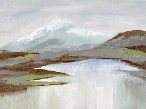 Gelassener Bergsee