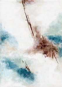 Texturiertes Blau-Braunes Abstrakt