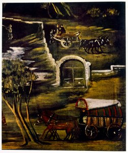 Transport durch die Landschaft von Zaqatala