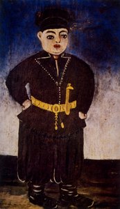Junger Tscherkessenjunge von Niko Pirosmani