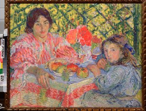 Am Frühstückstisch von Nikolai Aleksandrovich Tarkhov