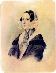 Porträt der Dekabristin Baronin Anna von Rosen 1797-1883, 1832